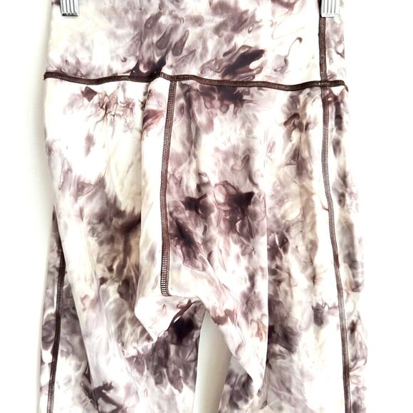 Gymshark Brown White Tie Dye Leggings S - Picture 7 of 7